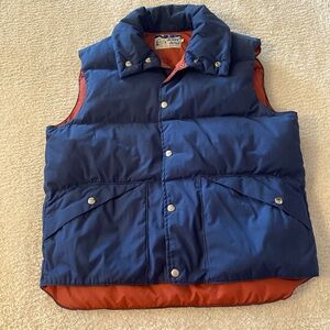 Vintage Down Wind Vest Made in USA